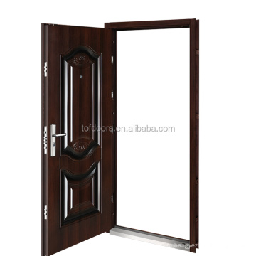 Сделано в китайском производителе пользовательский размер современного стиля высококачественная дверь безопасности железа.